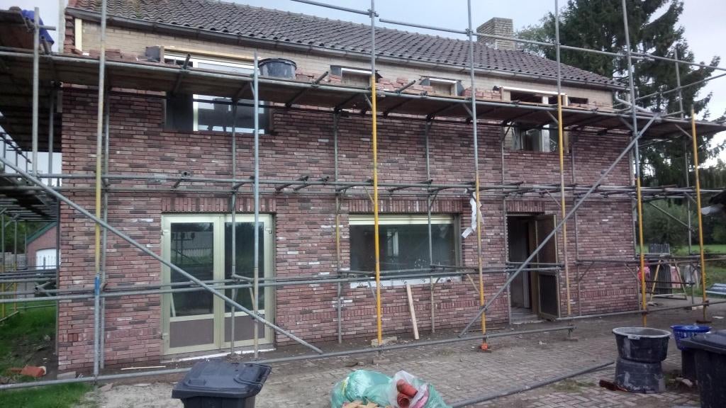 Gevelsteiger, Doe-het-zelf en Verbouw, Steigers, Ophalen of Verzenden, Gebruikt, Gevelsteiger, 5 meter of hoger