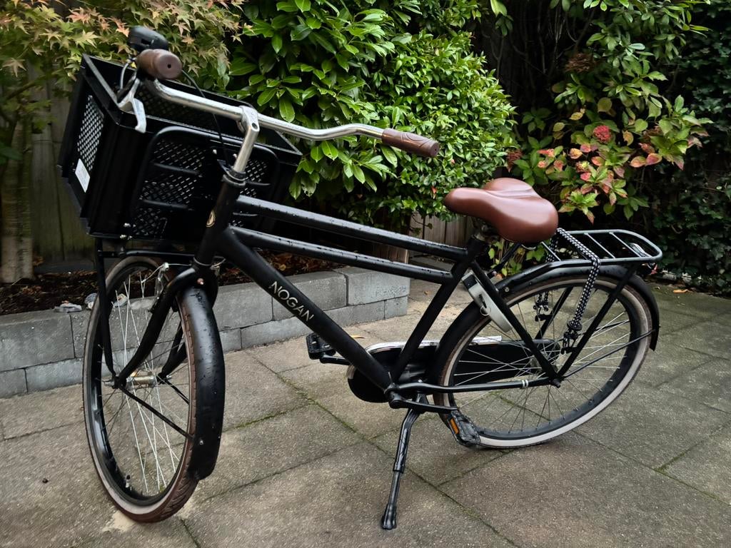 Nogan 26 inch jongensfiets zonder krat, Fietsen en Brommers, Fietsen | Jongens, Ophalen, Gebruikt, 26 inch of meer, Handrem