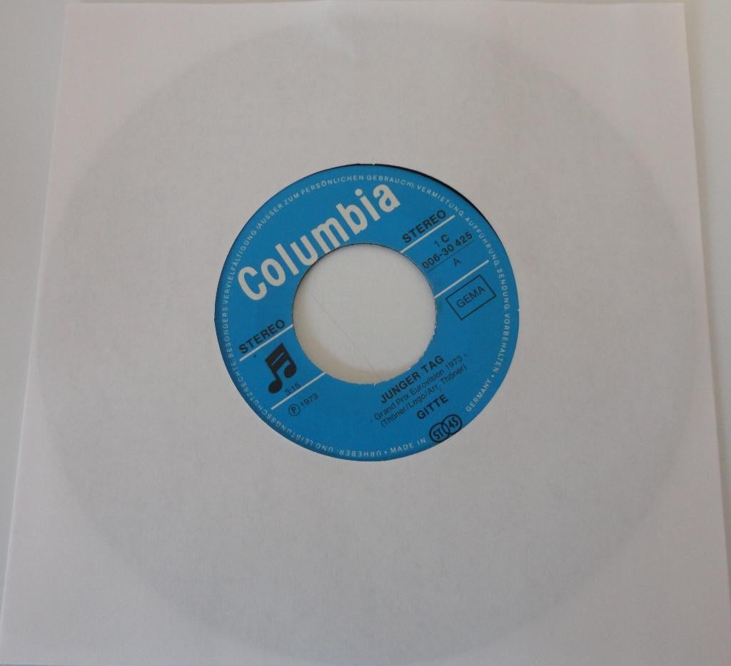 Gitte > Junger tag, Gebruikt, Overige genres, 7 inch, Single