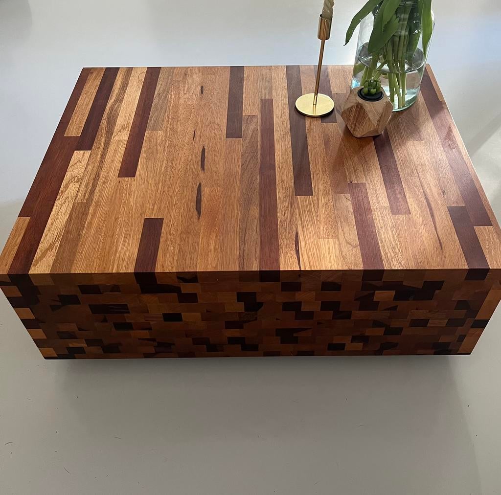 Aulia Linteloo salontafel | 80 x 60, Huis en Inrichting, Tafels | Salontafels, Ophalen, 50 tot 100 cm, 50 tot 100 cm, Zo goed als nieuw