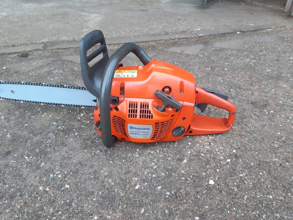 Tk Husqvarna 455 Ranger kettingzaag motorzaag bjr 2012, Tuin en Terras, Hand-tuingereedschap, Ophalen, Gebruikt
