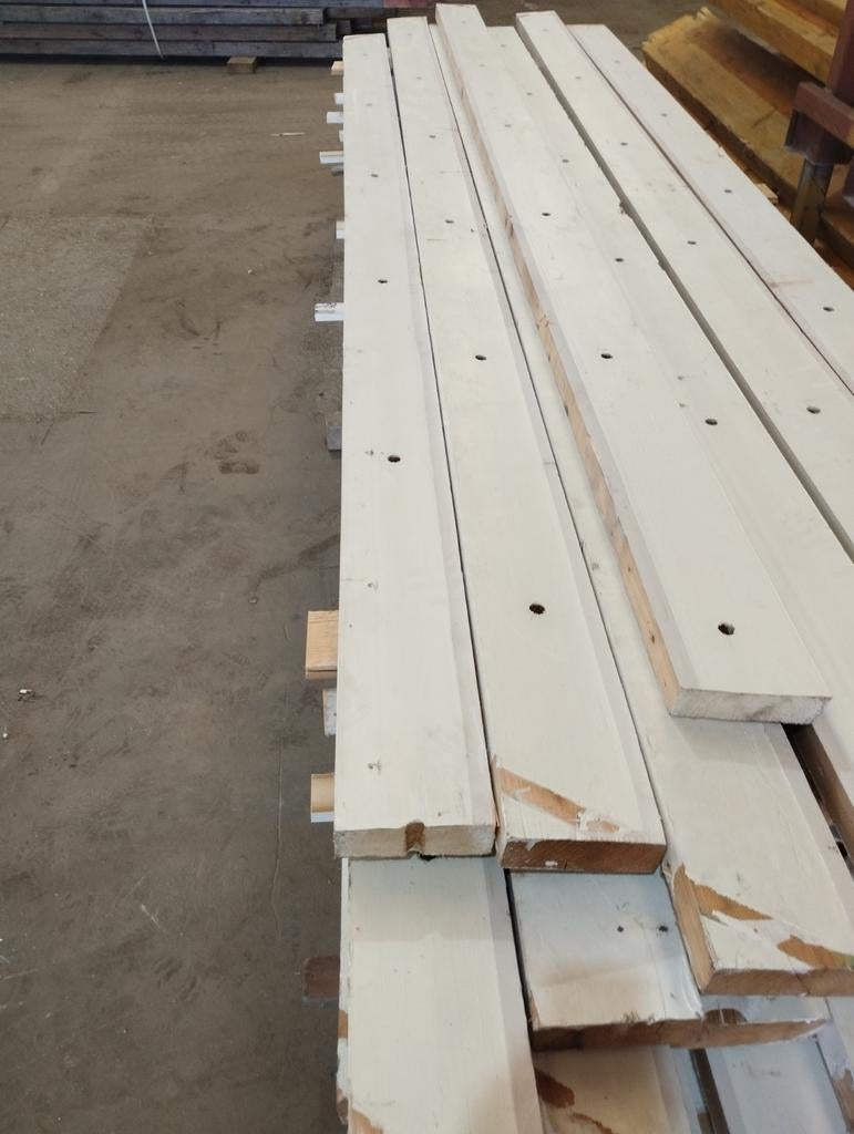 Vuren houten balken, Ophalen