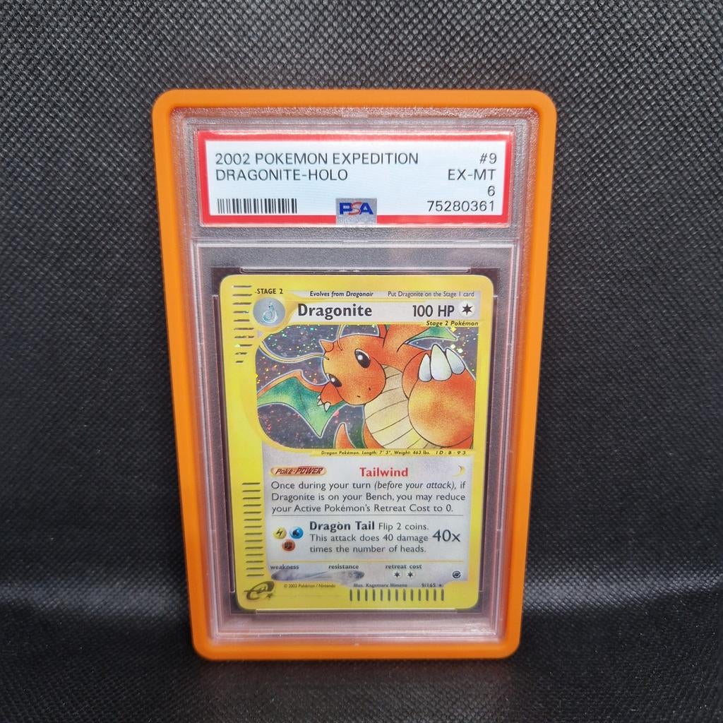 Dragonite Holo Expedition PSA 6, Ophalen of Verzenden, Zo goed als nieuw