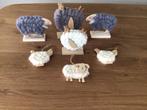 Paas decoratie, Schapen van wol grijs en wit 7 stuks, Diversen, Pasen, Ophalen, Zo goed als nieuw