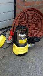 dompelpomp 20m3 klokpomp bouwpomp + 9mtr brandslang pompset, Ophalen, Nieuw, Elektrisch, Dompelpomp