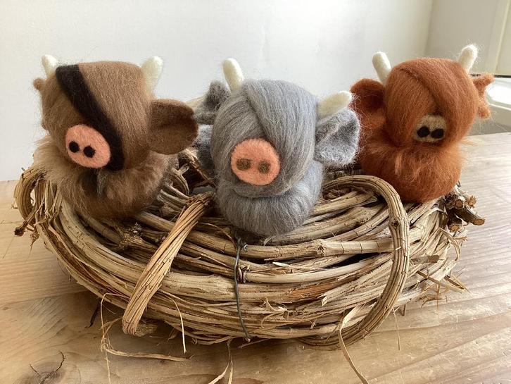 Handgevilte Schotse Hooglander, Diversen, Pasen, Nieuw, Ophalen