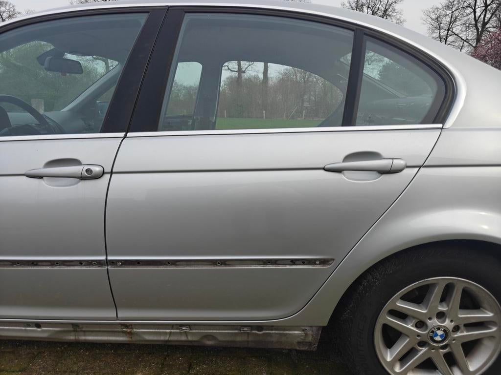 BMW E46 deur linksachter sedan/touring, Auto-onderdelen, Ophalen, Gebruikt, Deur, BMW