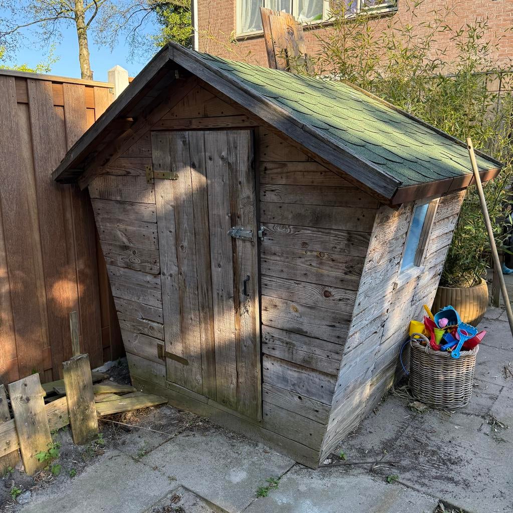 Gratis tuinhuisje (ook voor kinderen), Gebruikt, Tuinhuis, Minder dan 200 cm, 1 raam