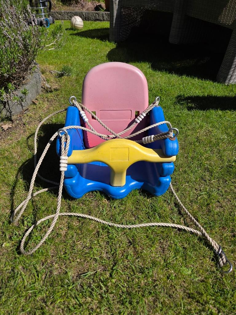 Kleurrijke babyschommel voor buiten, Ophalen, Gebruikt, Schommel