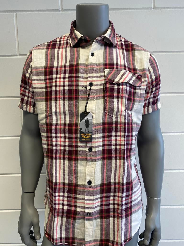 Overhemd korte mouw PME Legend maat XXL, Ophalen of Verzenden, Nieuw, Paars, Overige halswijdtes