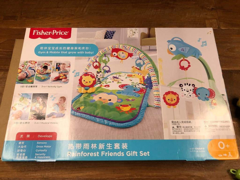 baby gym en box mobile met muziek Fisher=Price, Ophalen, Zo goed als nieuw, Babygym