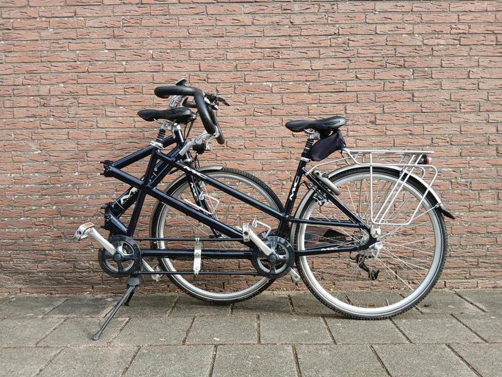 Fijne en goede opvouwbaar Multicycle Double Act tandem!, Fietsen en Brommers, Fietsen | Tandems, Zo goed als nieuw, Meer dan 20 versnellingen