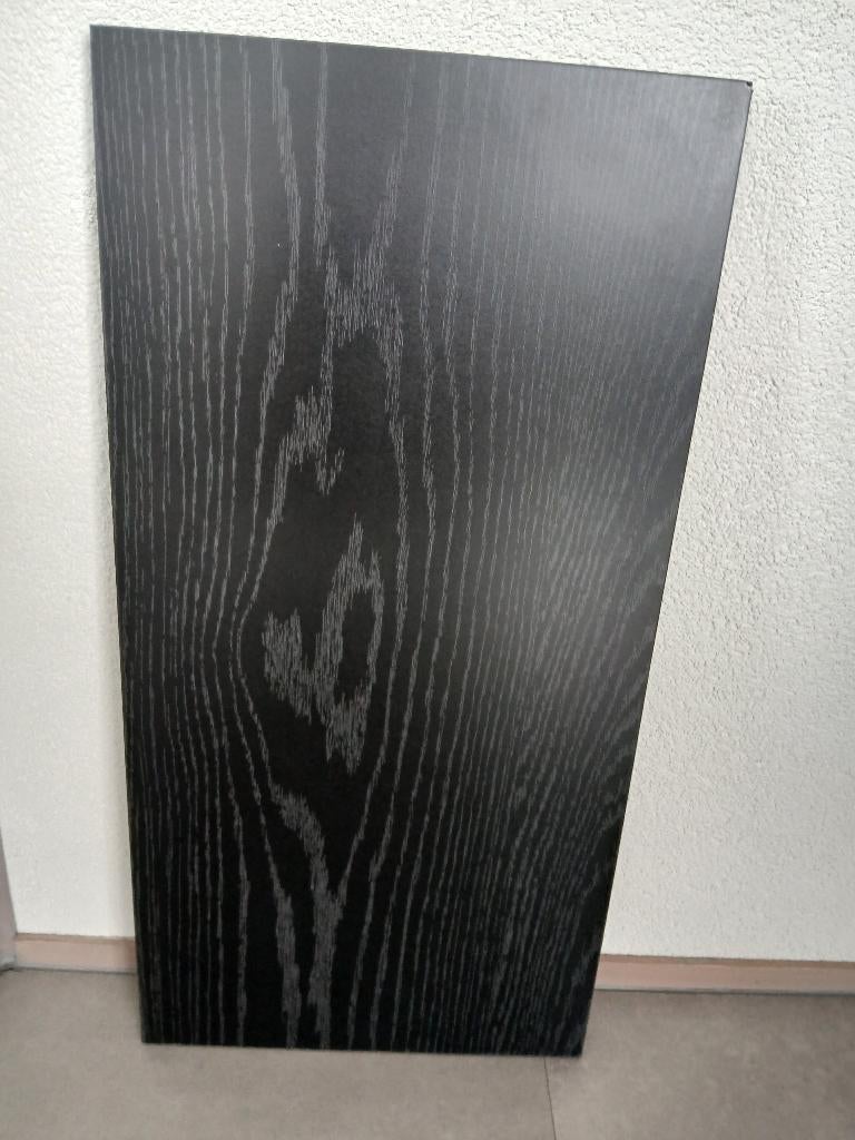 Boeken of wand planken/ 4x/Zwart, Ophalen, Eikenhout, 50 tot 100 cm, Zo goed als nieuw