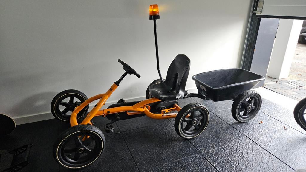 Berg buddy met trailer en flashlight., Ophalen, Zo goed als nieuw, Berg, Met kar of aanhanger