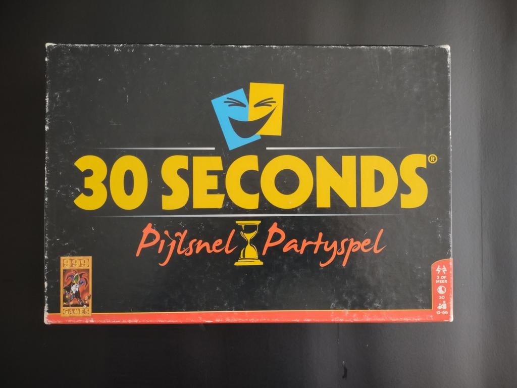30 Seconds - Partyspel van 999 Games, Vijf spelers of meer, Ophalen of Verzenden, Gebruikt, 999 Games