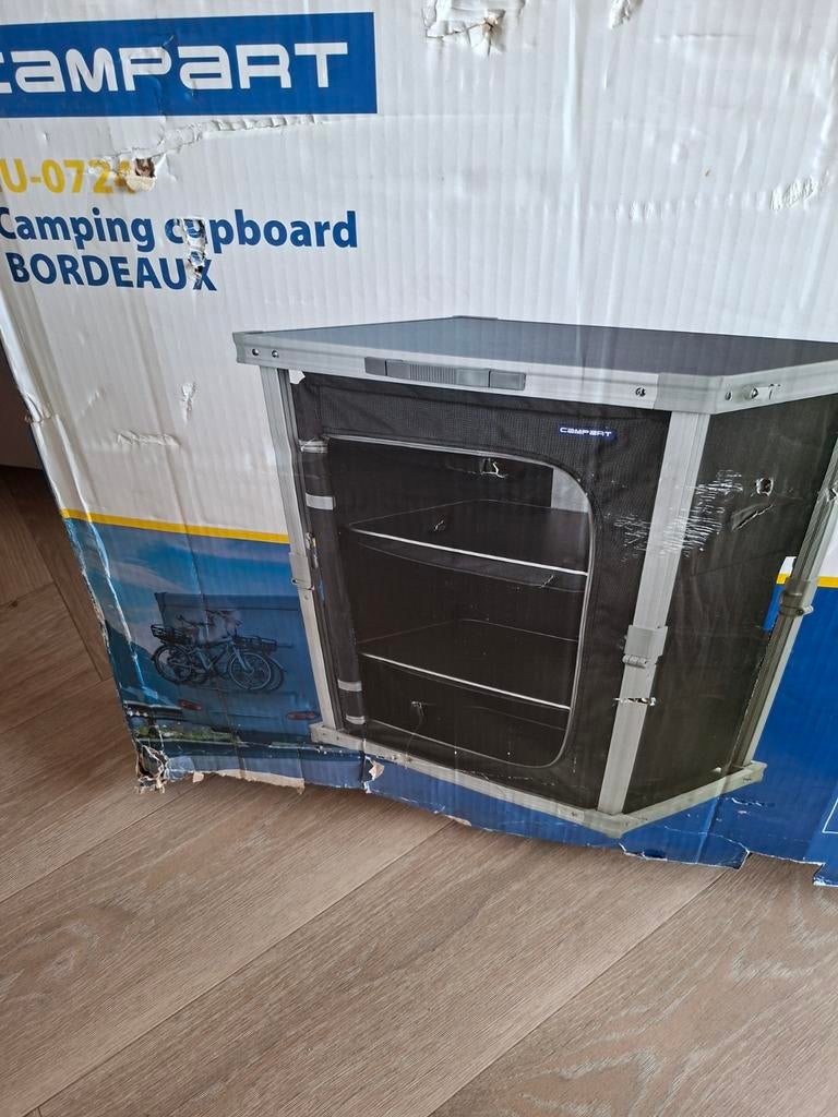 CamPart Travel CU-0724 Campingkast Bordeaux  wegens overcomp, Caravans en Kamperen, Kampeermeubelen, Ophalen of Verzenden, Gebruikt