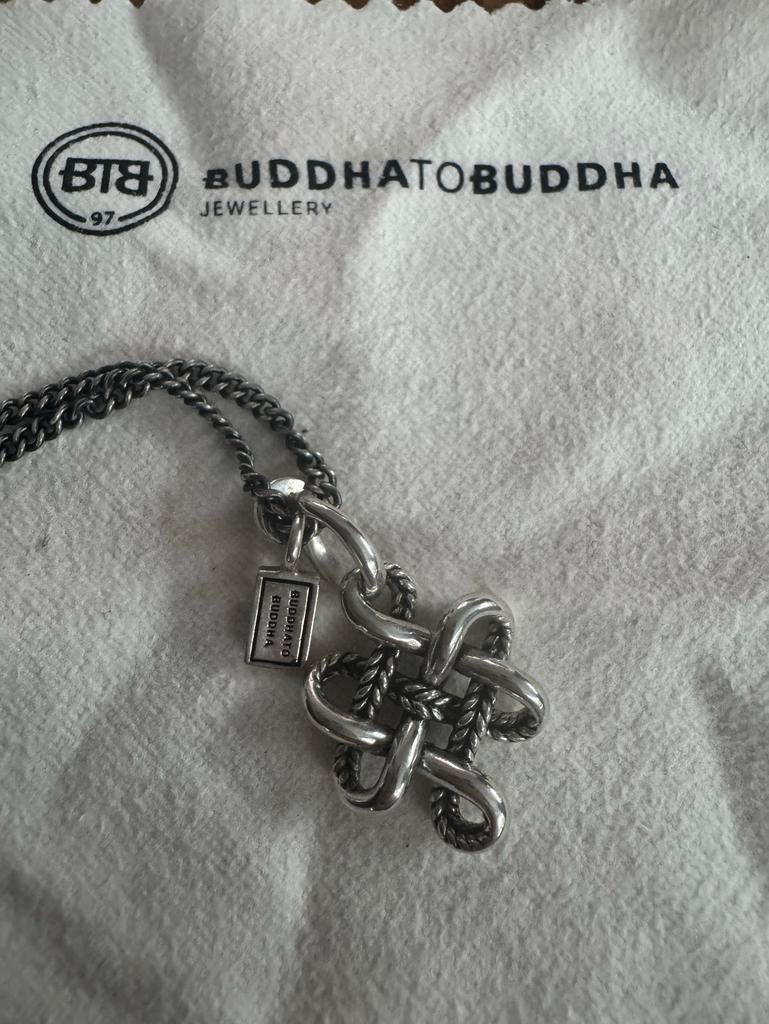 Buddha to Buddha ketting met hanger, Ophalen of Verzenden, Zo goed als nieuw