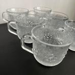 6 vintage punch glazen Masserini Barocco, Ophalen of Verzenden