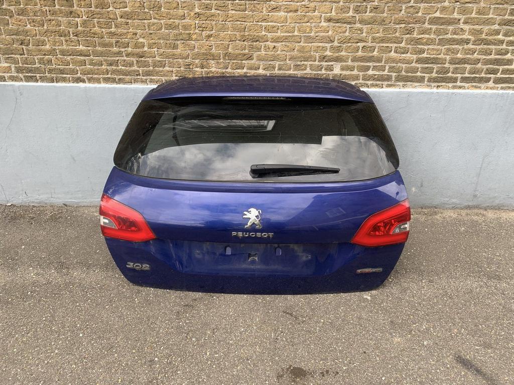 Achterklep Peugeot 308SW II 2014-2020 blauw, Gebruikt, -, Ophalen of Verzenden, Achter