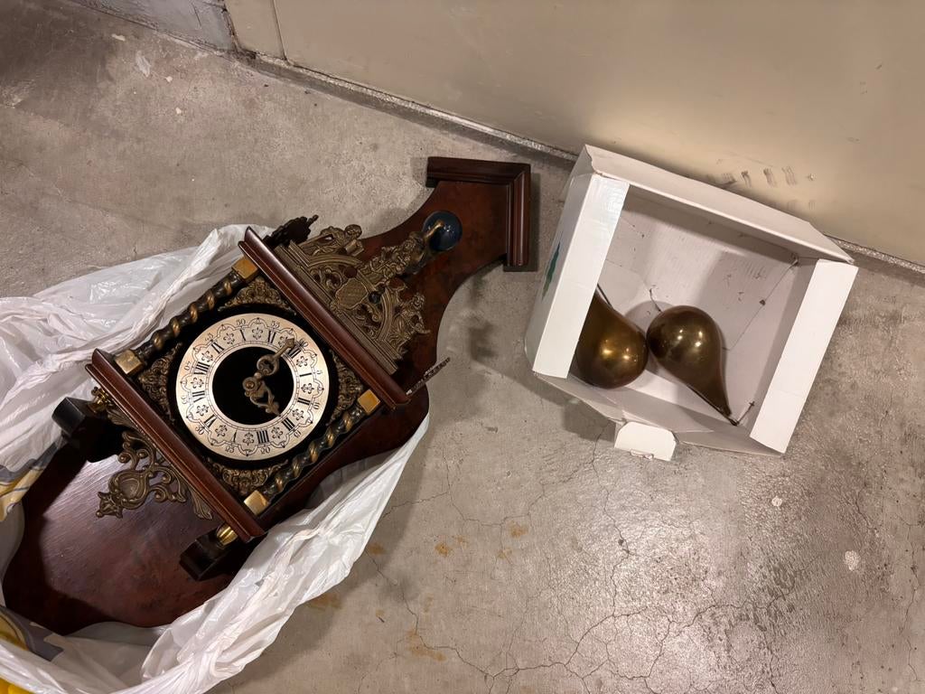 Vintage hangklok., Antiek en Kunst, Antiek | Klokken, Ophalen