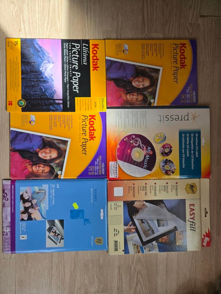 Diverse fotopapier en printlabels in 1 koop!, Ophalen of Verzenden, Nieuw