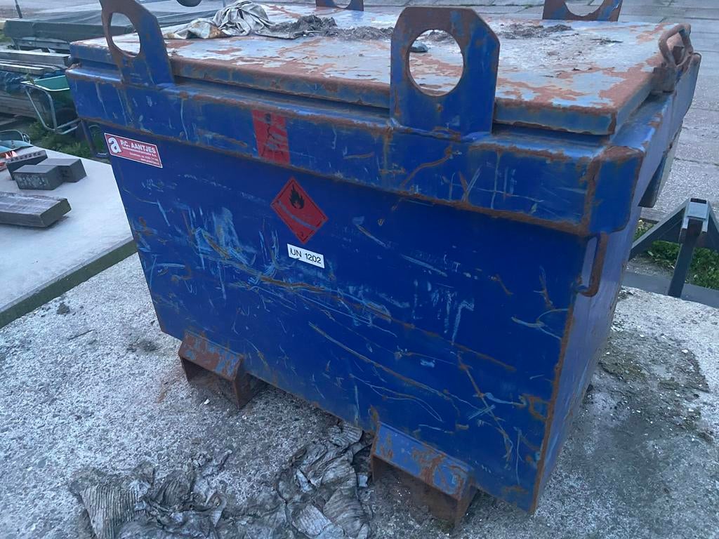 Mobiele dieseltank 200L Tolsma, Ophalen of Verzenden, Gebruikt