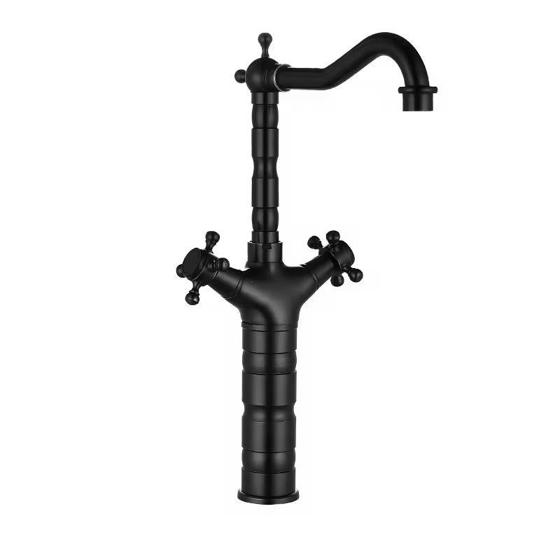Keukenkraan | Waskom Wastafelkraan Zwart Klassiek Landelijk, Minder dan 100 cm, 25 tot 50 cm, Overige kleuren, Nieuw