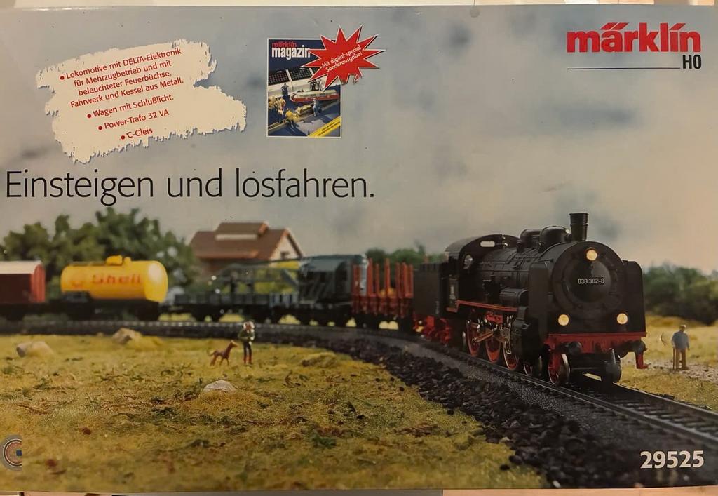 Märklin 29525 Startset met Delta Loc en Controller, Hobby en Vrije tijd, Modeltreinen | H0, Wisselstroom, Treinset, Ophalen of Verzenden