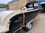 Tender Sloep 540 / Suzuki 20PK EFI / Pega kanteltrailer, Ophalen of Verzenden, Zo goed als nieuw, Motor en Techniek, Motorboot
