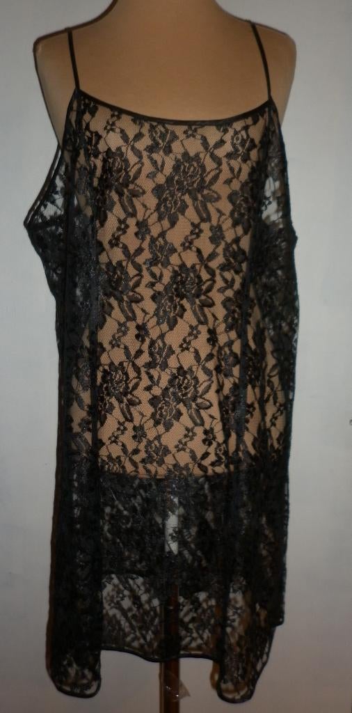 nachthemd  maat  44/46, Kleding | Dames, Verzenden, Zwart, Nachtkleding