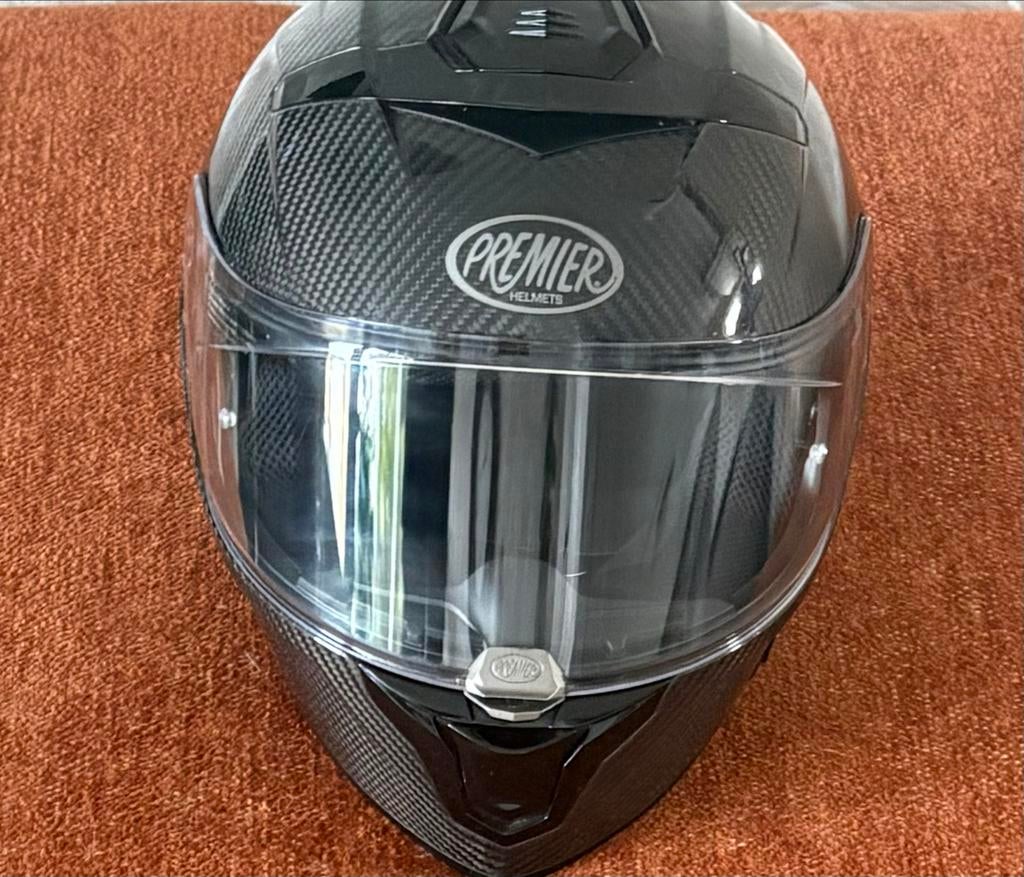 Premier motorhelm carbon, Motoren, Overige merken, XS, Ophalen of Verzenden, Integraalhelm