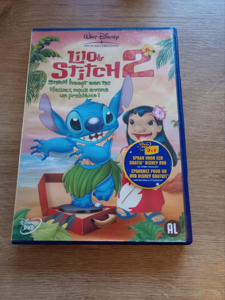 Lilo & Stitch 2 DVD - Disney Film, Avontuur, Alle leeftijden, Ophalen of Verzenden, Zo goed als nieuw