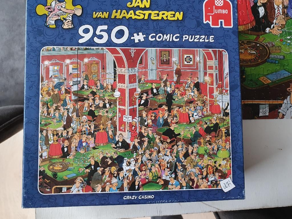 Puzzel Jan van Haasteren 950 Casino, Ophalen of Verzenden, 500 t/m 1500 stukjes, Zo goed als nieuw, Legpuzzel