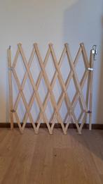 Houten harmonica traphekje - 108 cm breed, 74 cm hoog, Kinderen en Baby's, Traphekjes, Gebruikt, Overige typen, 100 tot 115 cm