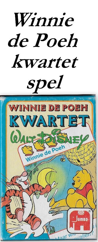 Winnie de poeh kwartet ( jumbo )  -, Ophalen of Verzenden, Zo goed als nieuw, Kwartet(ten)