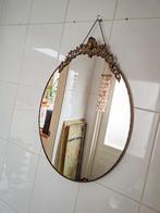 Ovale spiegel met sierlijke lijst, Ophalen of Verzenden, Ovaal, Minder dan 50 cm