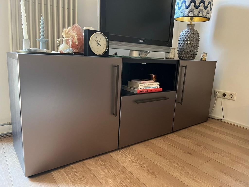 IKEA Besta TV-meubel / kast met 2 deuren en 1 lade, Overige materialen, Modern, Functioneel, 150 tot 200 cm, Ophalen of Verzenden