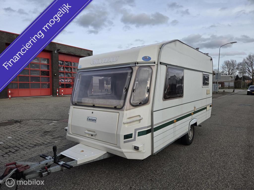 Chateau 395 C voortent, Caravans en Kamperen, Chateau, Rondzit, Koelkast, Bedrijf