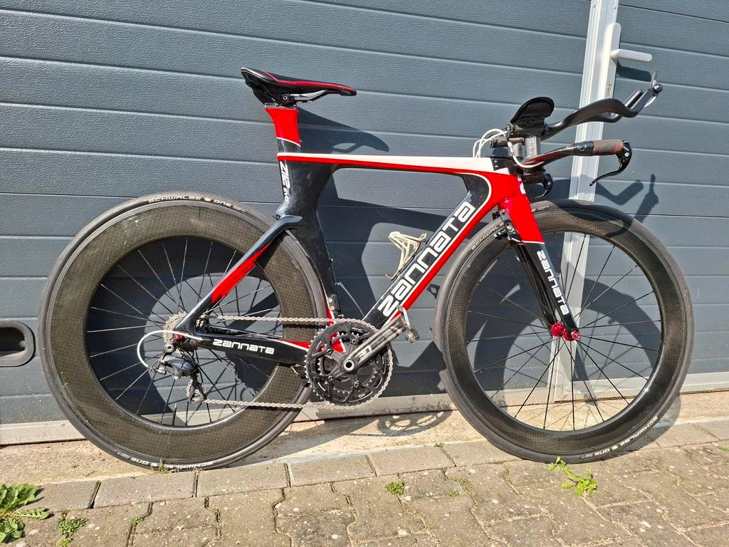 Zannata Z112evo tijdritfiets, Fietsen en Brommers, Fietsen | Racefietsen, 28 inch, Carbon, Heren, Zo goed als nieuw