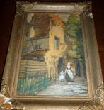 Aquarel - 1890 - Mathieu HORRIX - Kuiperspoort Middelburg, Ophalen