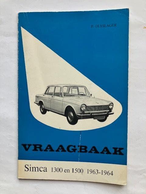 Vraagbaak        Simca 1300 en 1500       1963 -1964, Verzenden