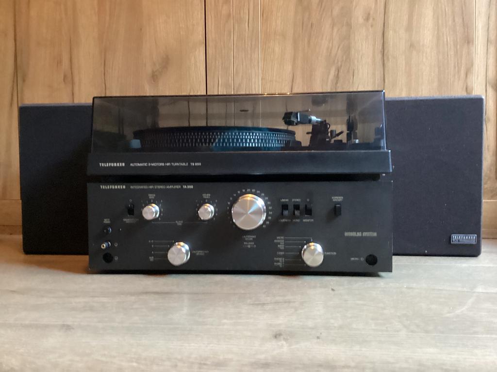 Telefunken draaitafel TS 950 met versterker, Ophalen, Gebruikt, Overige merken, Losse componenten