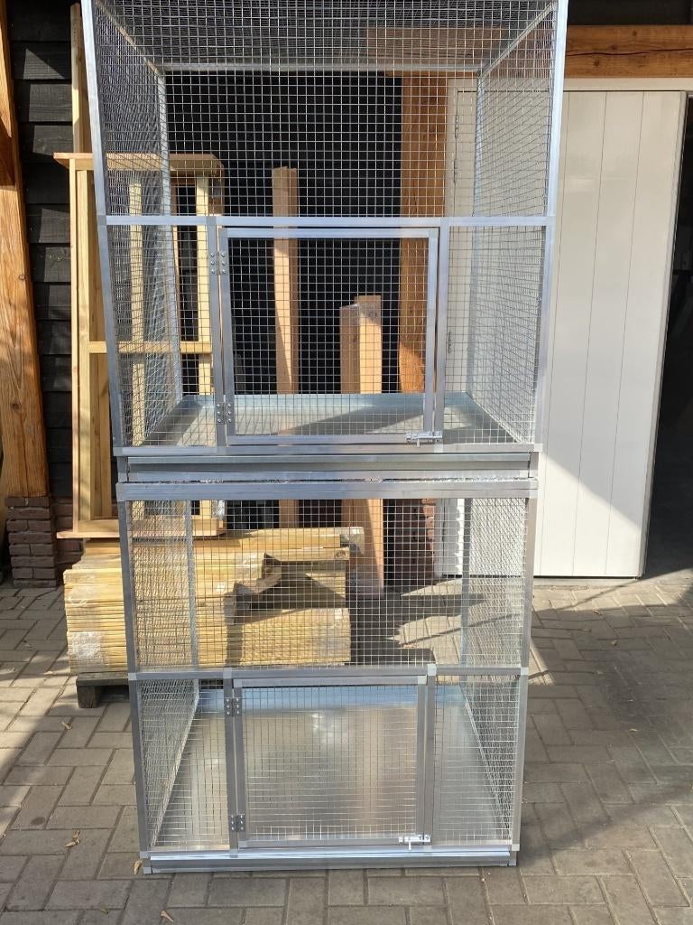 Broedkooi | aanhangkooi | vluchtkooi | binnen hok | duiven, Verzenden, Nieuw, Aluminium, Volière
