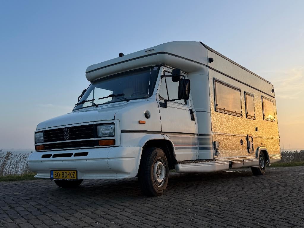 Peugeot J5 Bürstner Camper – 4 slaapplaatsen – APK 05-2027, Buitenlamp, Ringverwarming, Achteruitrijcamera, Treinzit