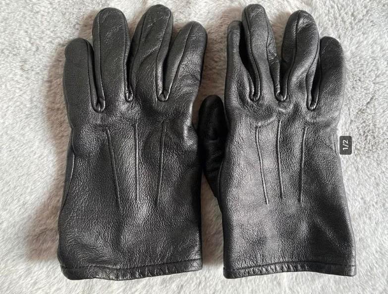 Faux leather gloves, Kleding | Dames, Ophalen of Verzenden, Gedragen, Maat 38/40 (M), Handschoenen