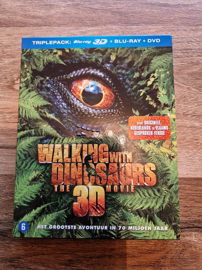 Walking with Dinosaurs 3D - Triplepack Blu-ray + DVD, Ophalen of Verzenden, Zo goed als nieuw, Tekenfilms en Animatie