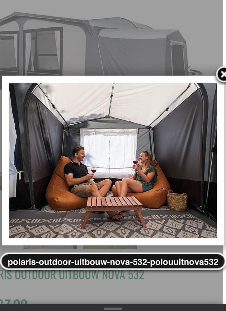 Hypercamp Voortentluifel TC 10+ en uitbouw, Caravans en Kamperen, Caravan accessoires, Gebruikt, Ophalen of Verzenden