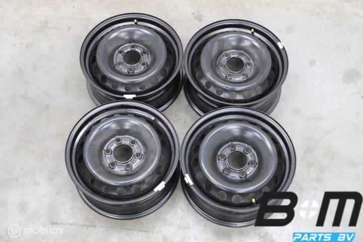 NIEUWSTAAT Org. 16 inch velgen VW Transporter T7 7TG601027A, Gebruikt, Velg(en), 17 inch, Personenwagen