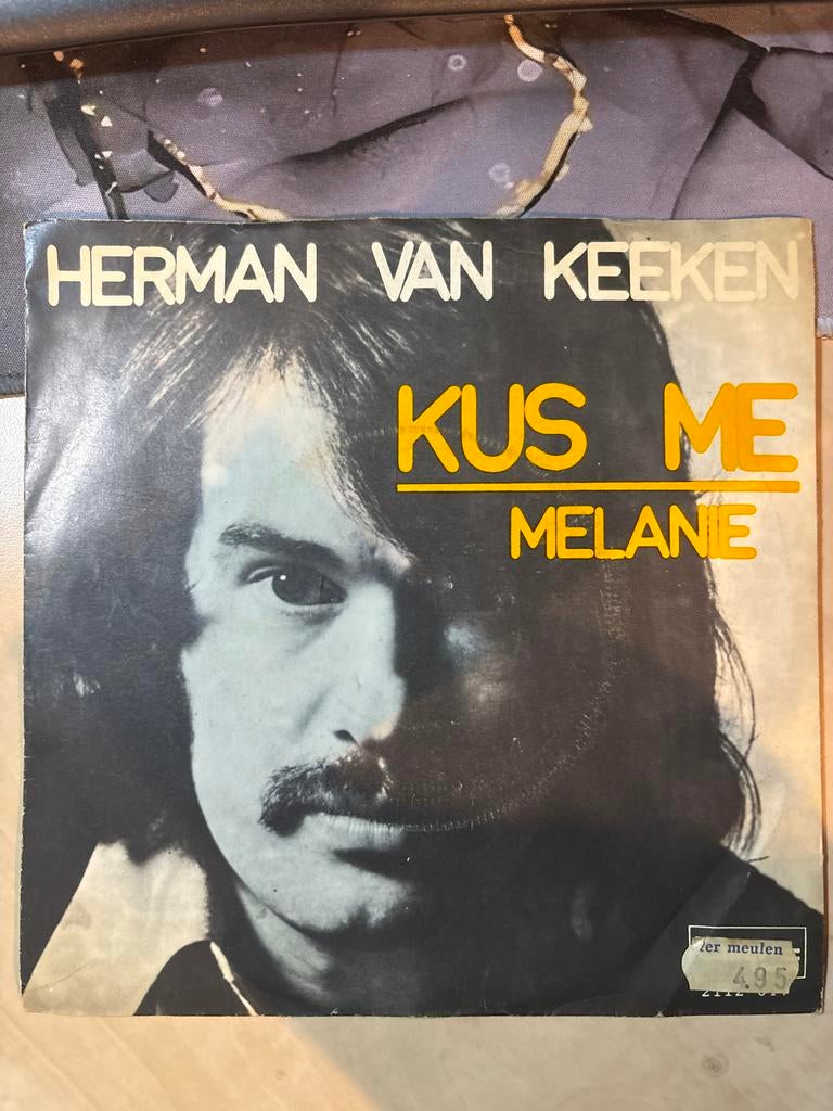 Herman van Keeken - Kus Me Melanie (Single), Cd's en Dvd's, Vinyl Singles, Gebruikt, Originele persing, 7 inch, Single