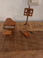 Poppenhuis Piano en Viool Set, Verzamelen, Poppenhuizen en Toebehoren, Ophalen of Verzenden, Gebruikt